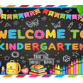 thumbnail image 4 of Polyester Welcome Banner Classroom Decoration Colorful Design School Party for Kindergarten Classroom Back to School Kids Event, 4 of 8