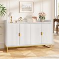 thumbnail image 2 of 47.2" Fluted Sideboard with Storage, Modern Media Console Buffet Cabinet with Doors for Living Room, Kitchen, Entryway, 2 of 7