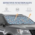 thumbnail image 4 of Daiia Independence With Gnome 2PCS Car Windshield Sun Shade, Foldable Sun Shield for Car Front Window, Auto Sun Blocker Visor Protector Universal for Truck SUV Pickup-Small, 4 of 7