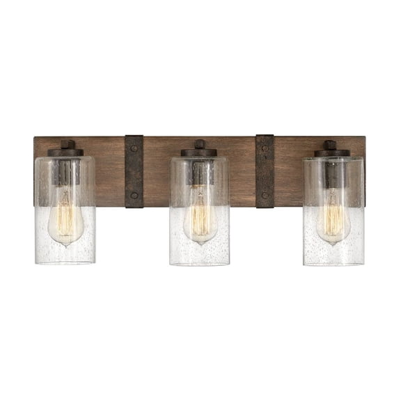 Hinkley Lighting - Three Light Bath - Sawyer - 3 Light Bath Vanity in Rustic