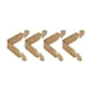 thumbnail image 2 of Protectores De Esquinas De Cajas, Esquinas De Cajas De Madera De 5 Cm, 10 Juegos Para Muebles ANGGREK Cobre, 2 of 8