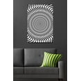 thumbnail image 4 of Zebra Stripe Optical Illusion Wall Poster, 22.375" x 34", 4 of 4