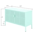 thumbnail image 5 of tunuo Metal Storage Locker Cabinet with Adjustable Shelves, Free Standing Sideboard Steel Cabinets for Office,Home, 5 of 6