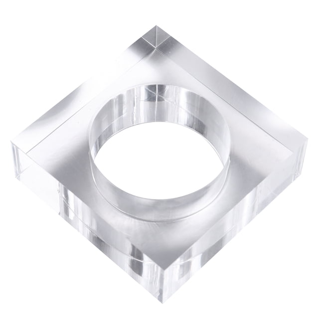 BRIGHTFUFU Transparentes Para Servilletas En Acrílico Resistente Para De Y Eventos