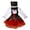 Red-Ad915, variant on OJSFQUFP Pirate Cos Dress Clothes with Headband for Toddler Girls Pirate Dress Up Set for Halloween (3-12Y)