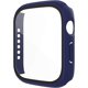 thumbnail image 2 of 2 Pack Hard PC Case with Tempered Glass Screen Protector Compatible with Apple Watch Series 7 41mm Case, Ultra-Thin Scratch Resistant Overall Protective Cover for iWatch Men Women, Blue, 2 of 5