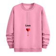 thumbnail image 3 of NuoCaiYun Valentines Sweatshirt for Men Crew Neck Fashion Print Long Sleeve Casual Loose Comfort Tops Pullover, 3 of 6