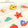thumbnail image 4 of Shadow Matching Cards, 36 Wood Blocks Shadow Pairing Game Bright Colors  for Leisure Interaction, 4 of 7