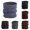 Blue, variant on Unisex Double Button Neck Warmer Knitted Snood for Adults Winter Outdoor Activities