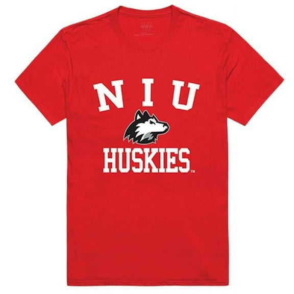 W Republic 539-142-RED-01 Northern Illinois University Men Arch T-Shirt, Red - Small