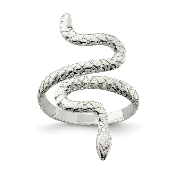 Sterling Silver Snake Ring - Size 7