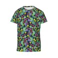 thumbnail image 4 of Wukai Watercolor Cactuses Youth Unisex Short Sleeve T-Shirt for Boys, Girls, Teens, and Kids-X-Small, 4 of 7