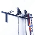 thumbnail image 1 of Ski Rack Snowboard Rack Wall Mount Pole Rack for Garage Storage, Black, 1 of 5