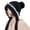 Navy, variant on Womens Winter Beanie Hat Fur Pom Pom Beanies Hat Skull Cap Beige Winter Warm Knit Hats