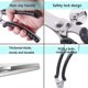thumbnail image 4 of Kitchen Scissors, Poultry Scissors, Stainless Steel Kitchen Shears, Kitchen Scissors With Non-slip Handle, For Cutting Chicken, Bones, Fish, Meat, Veg, 4 of 5