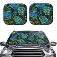 thumbnail image 2 of Naloa Play Game 2 Piece Foldable Car Sun Shades, Car Windshield Sunshade, Front Window Sunshade for Car, Truck, SUV - Medium, 2 of 7