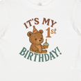 thumbnail image 4 of Inktastic Cute Teddy Bear 1st Birthday Celebration Boys or Girls Baby T-Shirt, 4 of 5