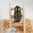 thumbnail image 3 of Walbest 165mm Length 115mm Height Wooden Ladder Hamster Ladder Wood Cage Hanging Ladder for Mouse, Chinchilla, Rat, Gerbil and Dwarf Hamster, 3 of 7