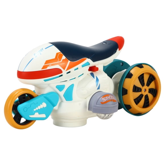 NAOJIE Jouet de Moto Électrique et Son et Lumière de Cascade, Moto à Dérive et Jouet de Performance Intérieur, Jouet de Moto, Moto Jouet, Jouets Soniques pour Garçons 5-7
