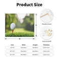 thumbnail image 2 of Xecao golf ball perched on a tee for Waterproof Framed Canvas Art - Modern Home Decor with Real Wood Frame for Gifting and Interior Design,Horizontal, 2 of 6