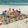 thumbnail image 5 of Extra Large Picnic Beach Blanket Waterproof Sand Proof Portable Outdoor Mat Fruit and Leaves 60x80, 5 of 9