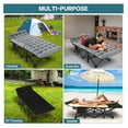thumbnail image 6 of REKHH Folding Camping Cots for Adults, Folding Cot with Mattress, Camping Foldable Bed, Portable Military Cot, Double Layer Oxford Strong Heavy Duty Sleeping Cots w/Carry Bag for Camp Office Travel, 6 of 7