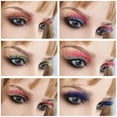 thumbnail image 3 of EIMELI Boc 1 Pair 3D False Eyelashes Fluorescent Comfortable to Wear Fiber Gradient Color Beauty False Eye Lashes for Women, 3 of 10