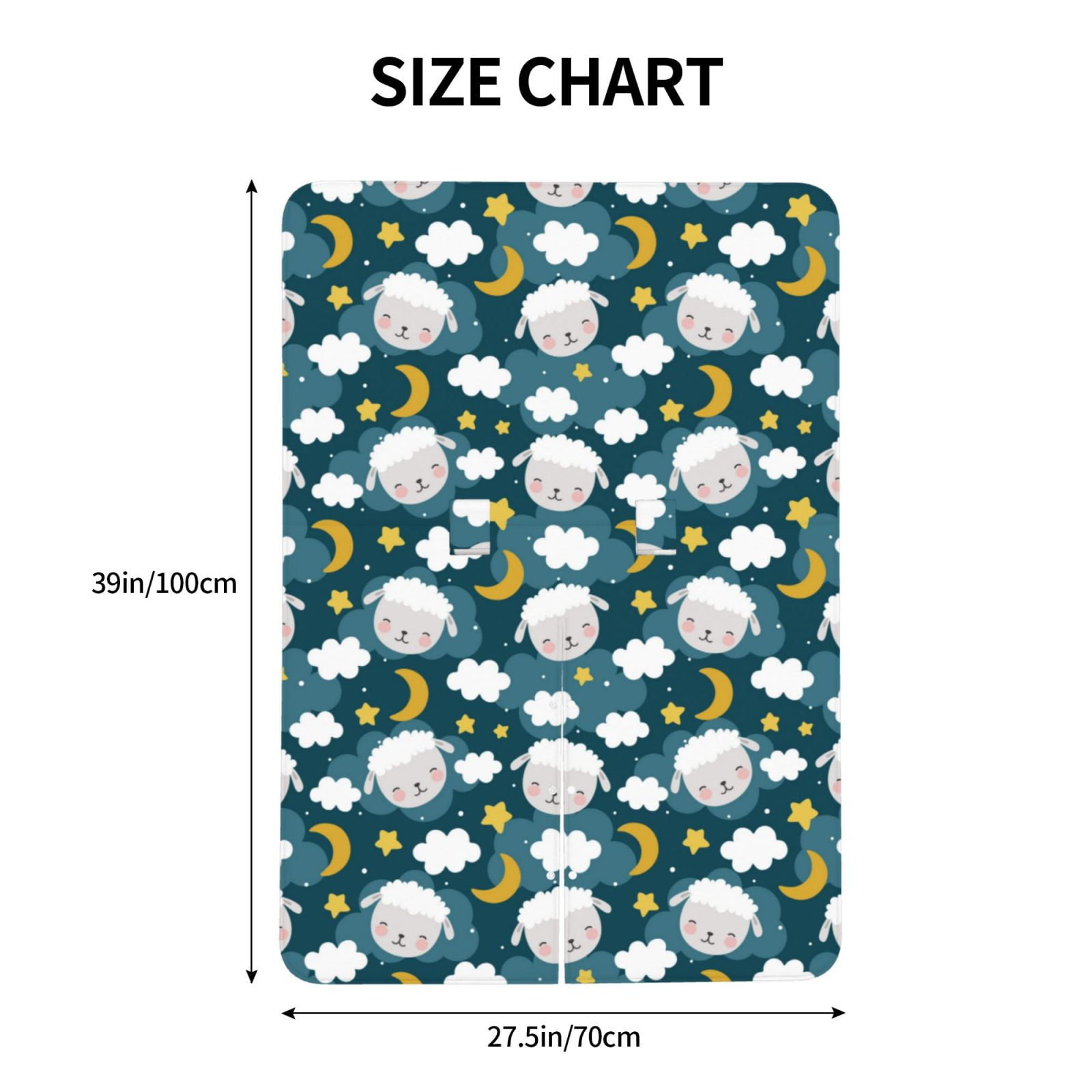 Naloa Sweet Dream Lamb Baby Car Seat Cover, Breathable Baby Carrier Cover, Multiuse Baby Carrier Cover & Nursing Breastfeeding Cover