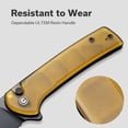 thumbnail image 7 of CIVIVI Conspirator Pocket Folding Knife, Button Lock Knife 3.48" Nitro-V Blade Ultem Handle C21006-6, 7 of 7