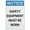 Warning Sign 4, variant on Notice Safety Data Sheets Aluminum Metal Tin Sign 8"x12" - Safety Restriction Alert Warning Plate, SDS Sign