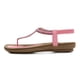 thumbnail image 5 of Las señoras de las mujeres del verano que tejen las sandalias planas cristalinas calzan los zapatos casuales de la playa Wmkox8yii shjk4249, 5 of 5