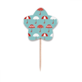 thumbnail image 1 of Umbrella Rain Weather Cloud Sun Toothpick Flags Star Lable Cupcake Picks, 1 of 3