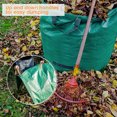 thumbnail image 5 of EJWOX 3 Pack Reuseable Garden Waste Bags - 32 Gal Large Leaf Bag Holder/ Heavy Duty Lawn Pool Yard Waste Bags/ Waterproof Debris Bag, 5 of 7