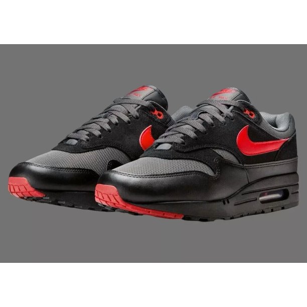 Nike Air Max 1 ESS Men's Multi Size Black/University Red-Iron Grey FZ5808-008