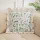 thumbnail image 5 of Funda de almohada con volantes, estampado verde, para sala de estar, sofá, cojín lumbar, funda de almohada de noche, cremallera invisible, 45 x 45 cm (17,7 x 17,7 pulgadas), 5 of 6
