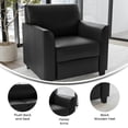thumbnail image 3 of BizChair Black LeatherSoft Chair with Clean Line Stitched Frame, 3 of 10