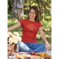 thumbnail image 2 of Happy Mother's Day Cursive Shaped T-Shirt Women -Image by Shutterstock, Female Small, 2 of 4
