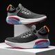 thumbnail image 1 of Zapatillas de deporte con cojín de aire para hombre y mujer, tenis masculinos, ligeros, transpirables, cómodos, de malla, para caminar, color blanco, 1 of 5