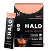 Halo Hydration On-the-Go Electrolyte Powder Drink Mix, Peach, 6 Count