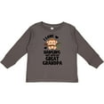 thumbnail image 3 of Inktastic Monkey I Love Hanging out with My Great Grandpa Boys or Girls Long Sleeve Toddler T-Shirt, 3 of 5