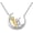 Healing, variant on Cat/Dog/Phoenix/Eagle/Whale/Shark/Puffin/Starfish/Chicken/Butterfly/Owl/Bee/Frog/Seahorse Necklace Sterling Silver Animal Pendant Jewelry Gift for Women