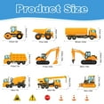 thumbnail image 3 of Neasyth Construction Vehicles Wall Decals Glow in The Dark Truck Car Decals Bulldozer Digger Stickers for Bedroom, 3 of 8