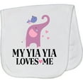 thumbnail image 2 of Inktastic My Yia Yia Loves Me Grandchild Baby Burp Cloth, 2 of 3