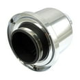 thumbnail image 1 of 3 "76 mm Filtro de aire de protección térmica de alto flujo Cono redondo de admisión fría Accesorios para automóviles universales Cumplen con los Plata Macarena Escudo térmico de alto flujo, 1 of 6