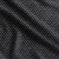 thumbnail image 1 of Soimoi Leaf Print, Silk Fabric, Decor Sewing Fabric by The Yard 42 Inch Wide,Decorative Fabric for Shirts Suits Ties, Dark Navy Blue, 1 of 5