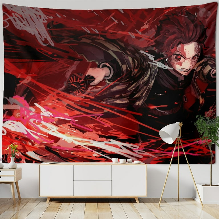Demon Slayer Background Cloth Wall Hanging Decor Boys Room Decor Tapestry Wall Hanging Wall Hanging Art Anime Tapestrys IndoorsLiving Room Bedroom Dorm Decor Walmart