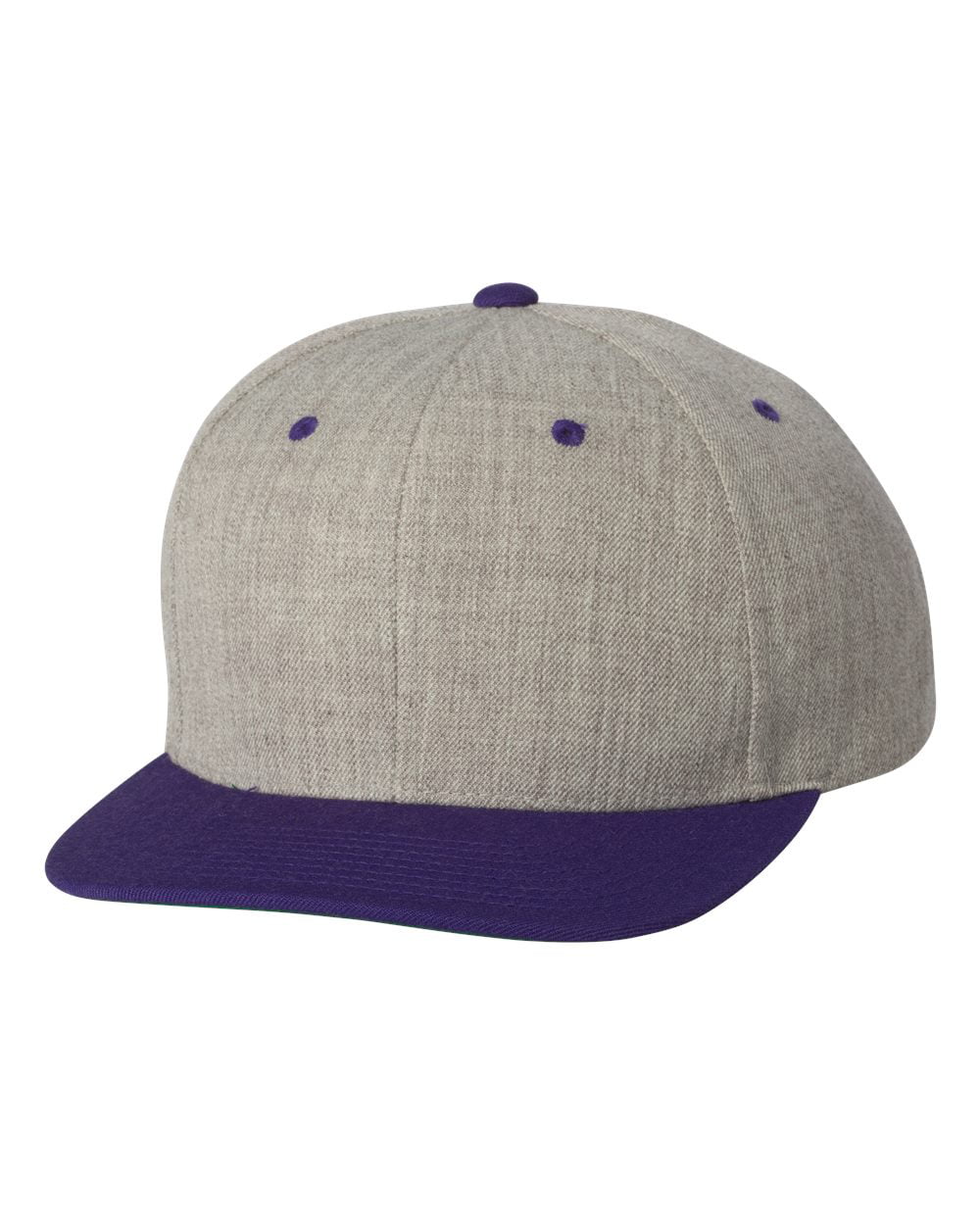 Yupoong Classic Snapback Baseball Cap Plain Blank Snap Back Hat 6089 M/T 