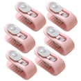 thumbnail image 1 of Miangastore 1 Set 6pcs Quilt Holder Non Slip Bed Sheet Clips Quilt Cover Buckles For Home Hotel Use Easy To Install Pink, 1 of 8