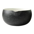 thumbnail image 4 of Cuenco de Matcha de cerámica, accesorio tradicional, cuenco de té portátil hecho a mano para té Negro mate, 4 of 9