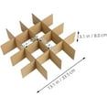 thumbnail image 2 of Generic Cardboard Box Dividers for Moving Supplies 5-Pack Grid Design Sturdy Cardboard Protect Goods During Shipping, 2 of 8